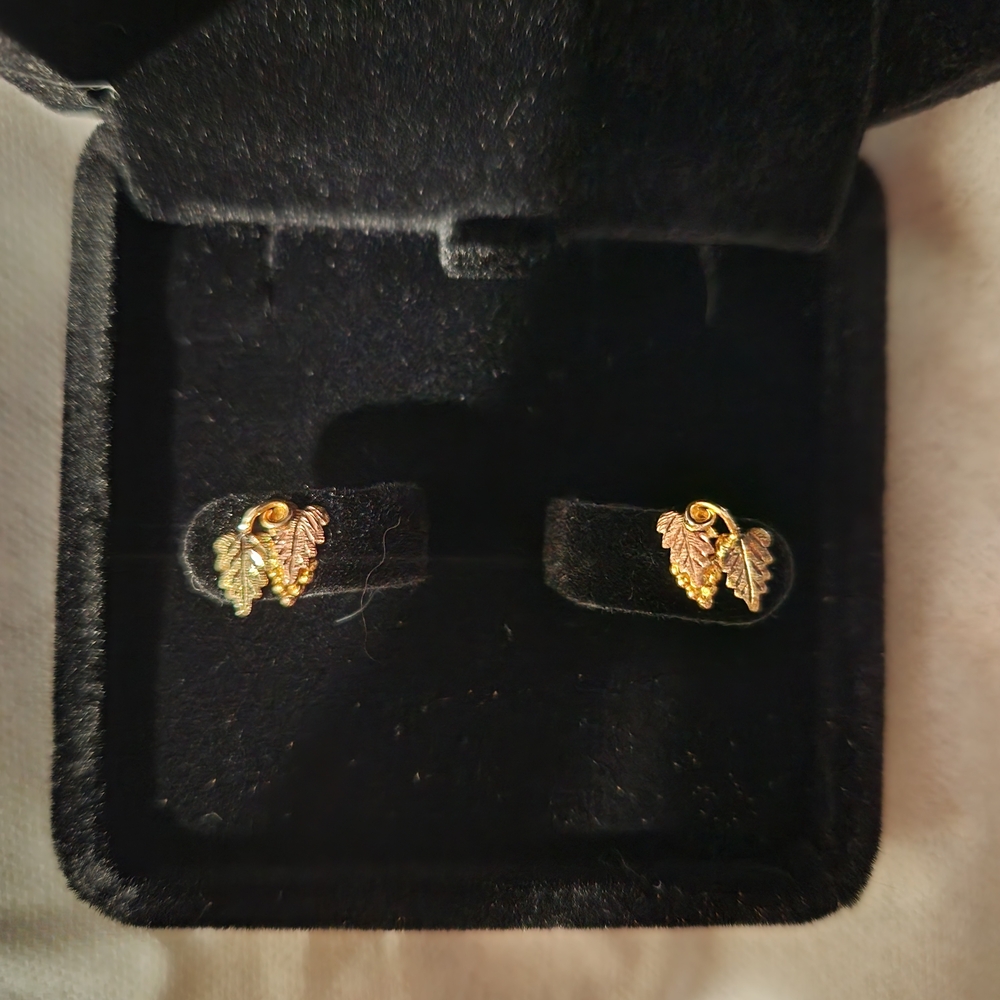 Black Hills Gold earrings